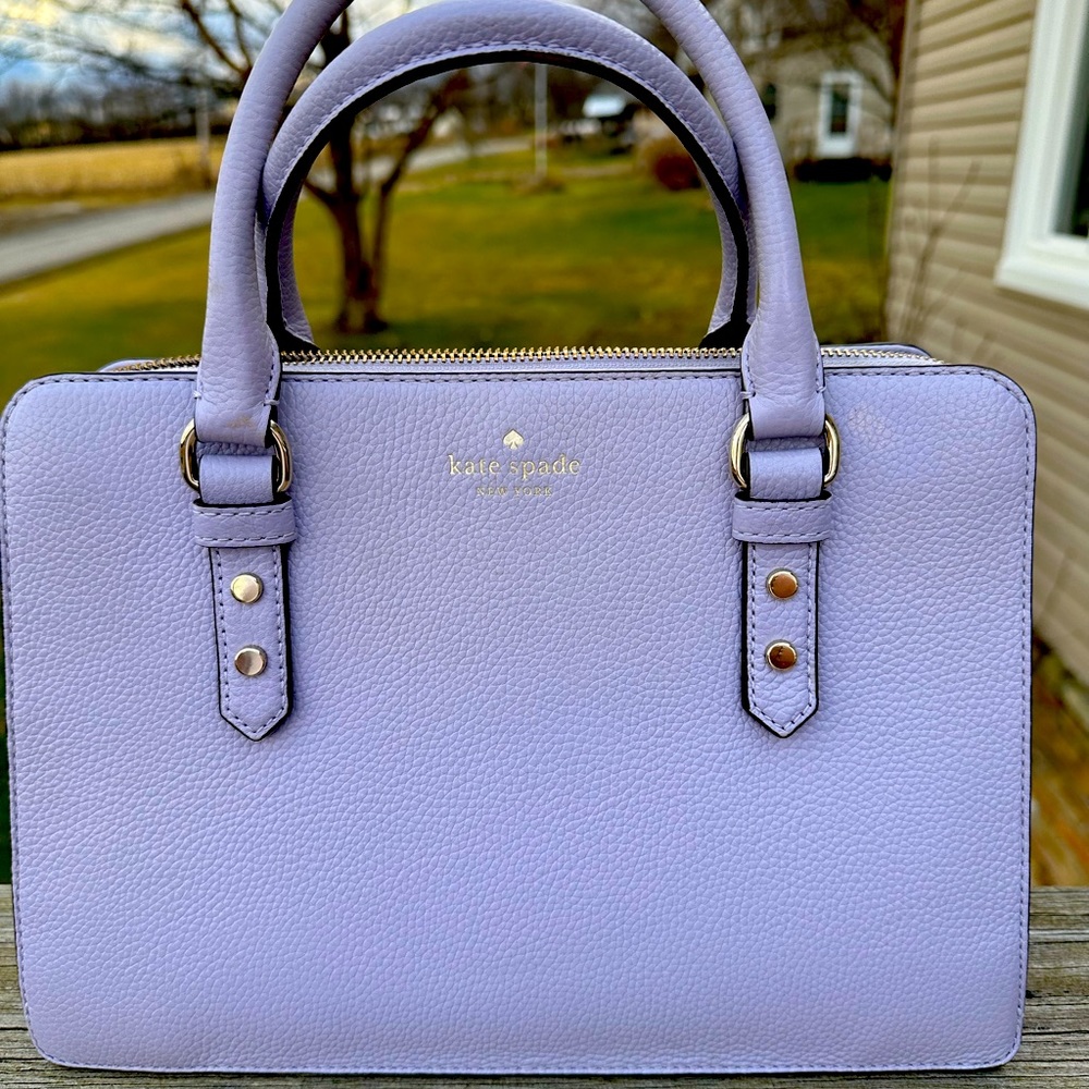 Kate Spade Mulberry Street Lise satchel in frozen lilac